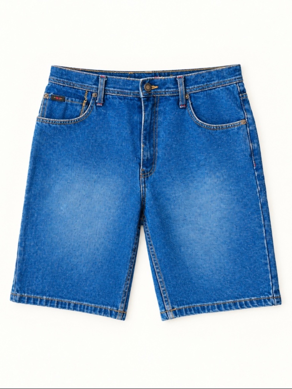 Vintage Nevada Men's Denim Shorts Size 32 Blue 100% Cotton Skater Dad Jorts HK